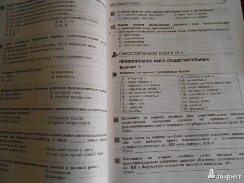 Рабочая тетрадь по русскому языку 7 класса цыбулько онлайн