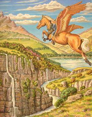 Как стала зваться лошадь Земляничка после того, как лев Аслан подарил ей крылья?