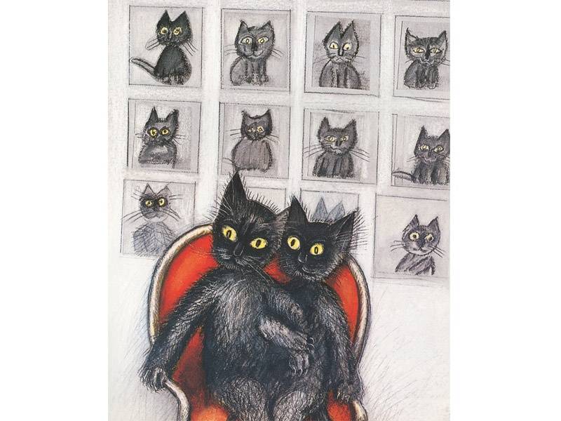 Иллюстрация 5 из 33 для История про кошку Розалинду, непохожую на других - Петр Вилкон | Лабиринт - книги. Источник: Папмамбук