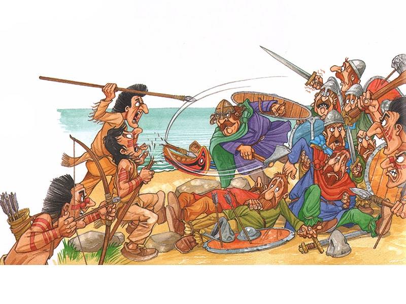 Иллюстрация 6 из 21 для Рискни пересечь Атлантику с викингами! - Эндрю Лэнгли | Лабиринт - книги. Источник: Папмамбук