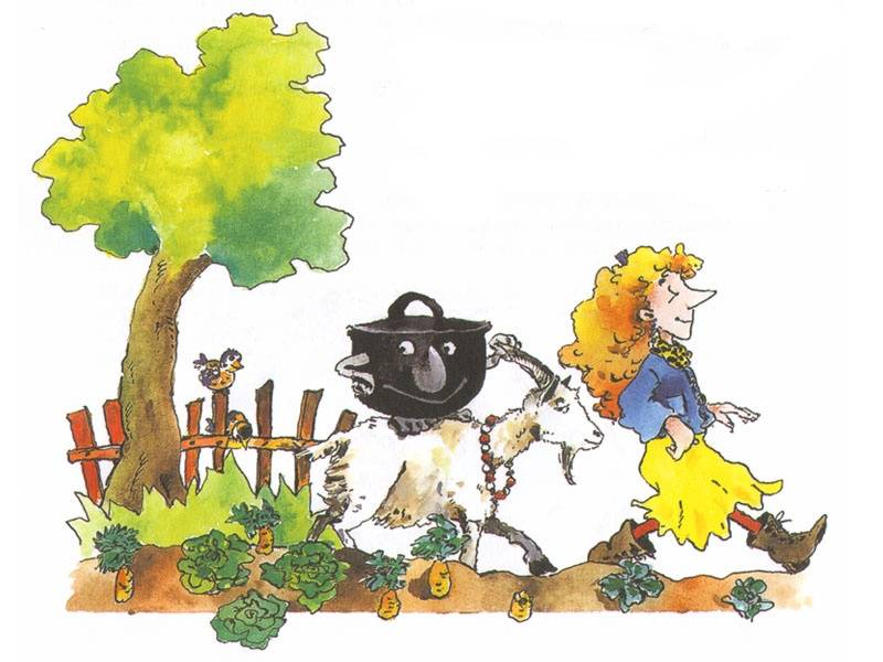 Иллюстрация 10 из 27 для Ведьмочка Альма и заколдованная картошка - Корнелия Функе | Лабиринт - книги. Источник: Папмамбук