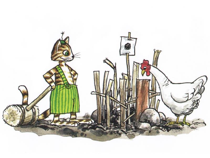 Иллюстрация 9 из 64 для Переполох в огороде - Свен Нурдквист | Лабиринт - книги. Источник: Папмамбук