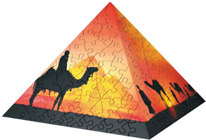 Пирамида-пазл 'Закат в пустыне'
