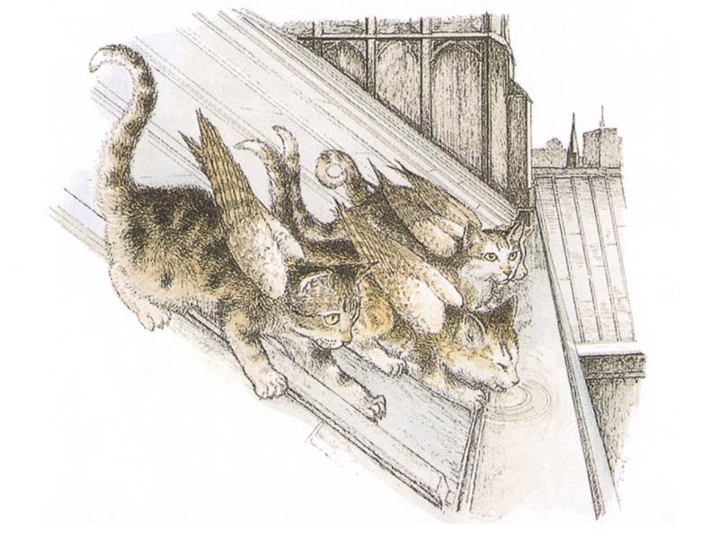 Иллюстрация 10 из 59 для Крылатые кошки - Гуин Ле | Лабиринт - книги. Источник: Папмамбук