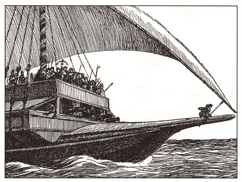 Иллюстрация 6 из 33 для Черные паруса - Борис Житков | Лабиринт - книги. Источник: Папмамбук