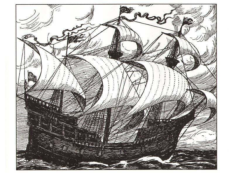 Иллюстрация 10 из 33 для Черные паруса - Борис Житков | Лабиринт - книги. Источник: Папмамбук