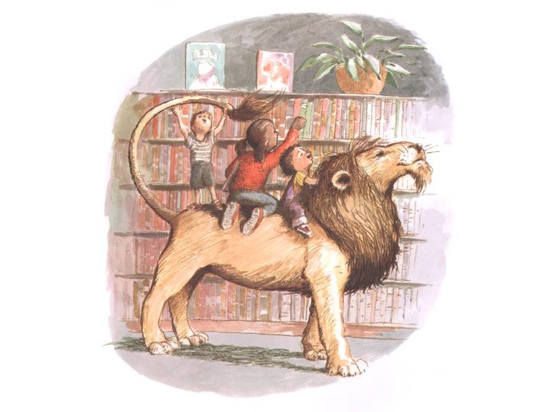 Иллюстрация 9 из 39 для Лев в библиотеке - Мишель Кнудсен | Лабиринт - книги. Источник: Папмамбук