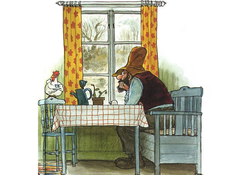 Иллюстрация 4 из 73 для Петсон грустит - Свен Нурдквист | Лабиринт - книги. Источник: Папмамбук